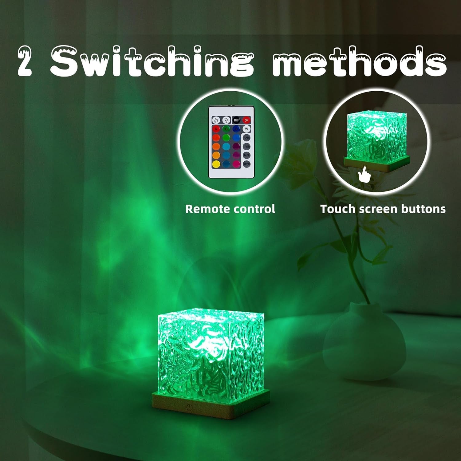 Ocean Wave Projector Lamp, 3D Water Wave LED Night Light, Water Ripple Night Lamp With Remote Ocean Wave Projector Lamp, 3D Water Wave LED Night Light, Water Ripple Night Lamp With Remote